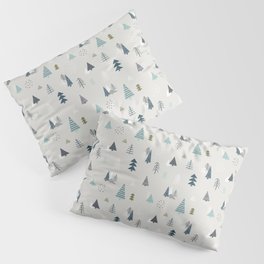 Pine Forest Scandinavian Pattern Pillow Sham