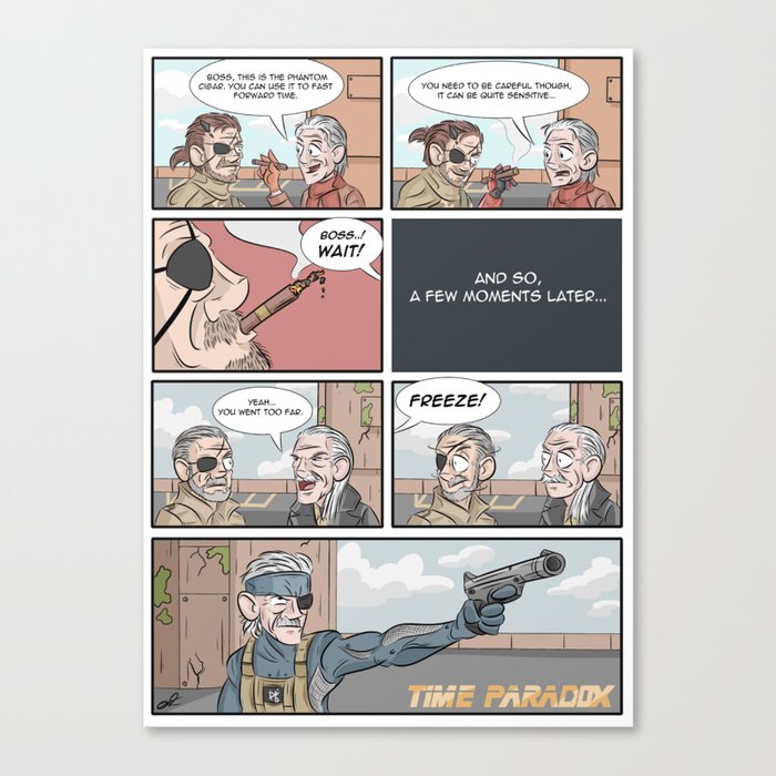 Metal Gear Comic #2 Canvas Print