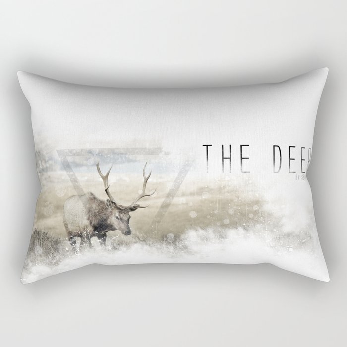 The Deer II Rectangular Pillow