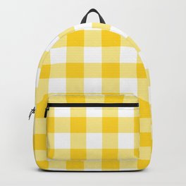 Classic Check - sunshine yellow Backpack