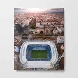Santiago Bernabéu Stadium - Madrid, Spain Metal Print | Football, Santiago, Realmadridfc, Soccer, Photo, Realmadrid, Madrid, Spain, Espana, Bernabeu 