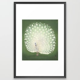 Peacock, Ohara Koson - Japanese Woodcut Framed Art Print