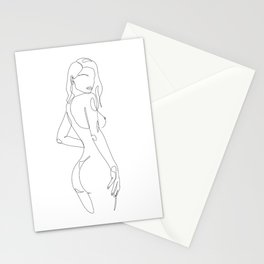 Body Line / illustration of the artist / Explicit Design Stationery Card