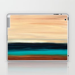 Warm Horizon - Abstract Earthy Colors Art Laptop Skin