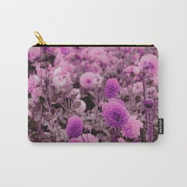 Botanical pink lavender girly floral pattern Carry-All Pouch