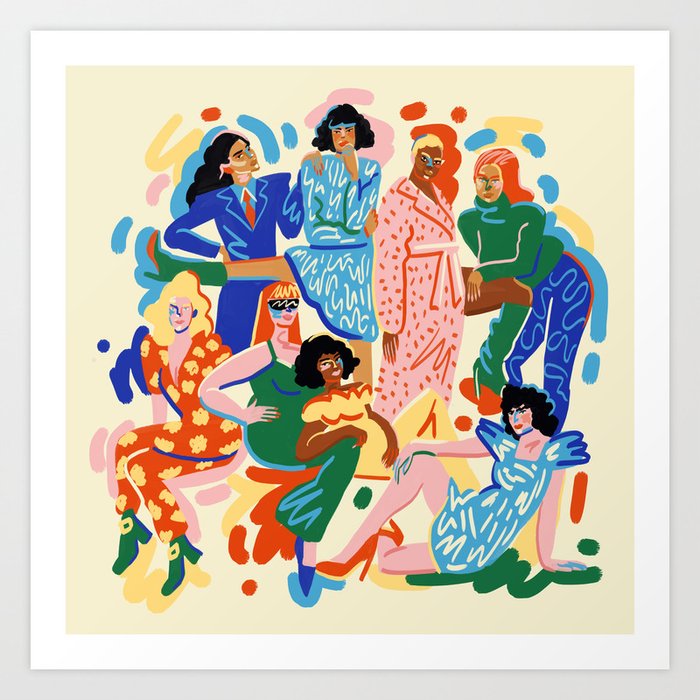 Friends Art Print