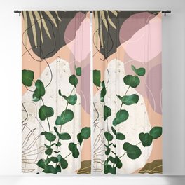 Eucalyptus Fan Palm Finesse #5 #tropical #decor #art #society6 Blackout Curtain