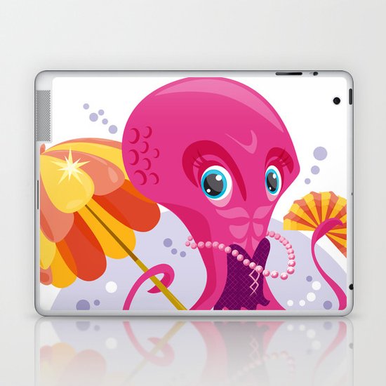 Miss Octopus Laptop & iPad Skin
