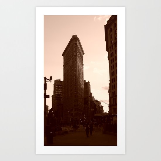Retro Flat Art Print