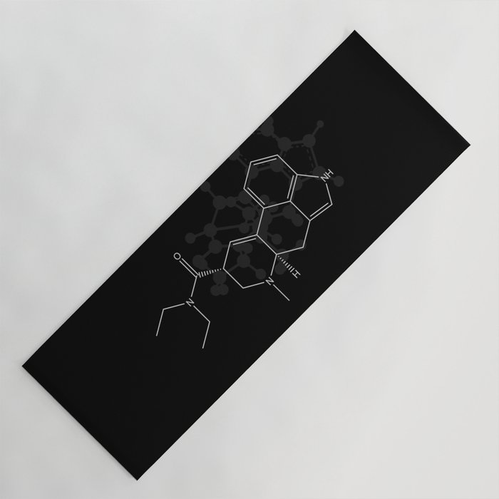 LSD Molecule Yoga Mat