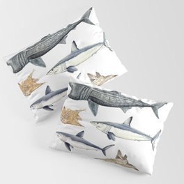 Shark diversity Pillow Sham