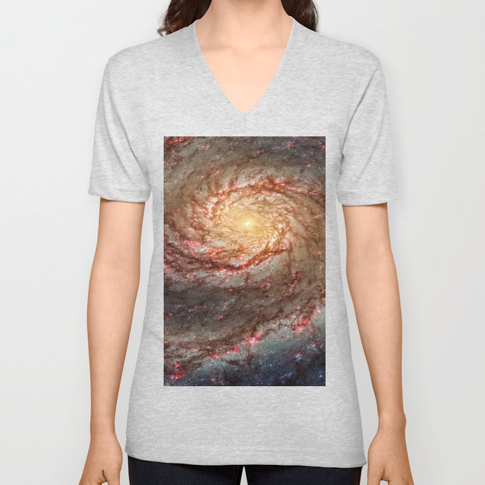 The Whirlpool Galaxy V Neck T Shirt