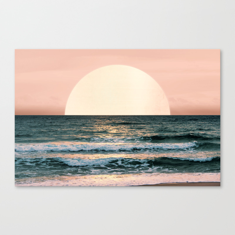 Summer Sunset Canvas Print by Cascadia
