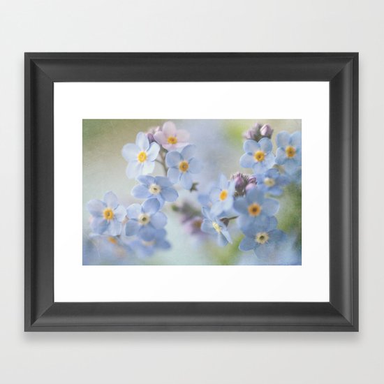 forget me not Framed Art Print