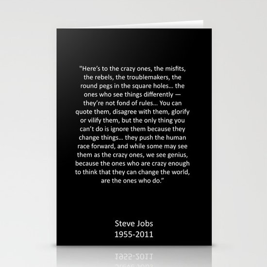 Crazy Ones Stationery Cards