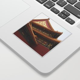 China Photography - The Beautiful Architecture Of The Forbidden City Sticker