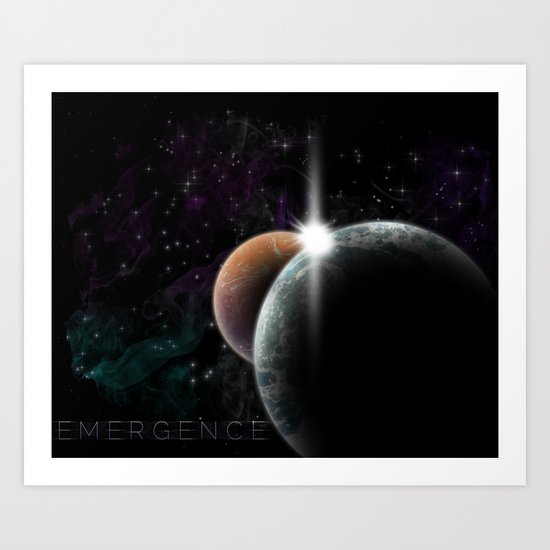 EMERGENCE Art Print