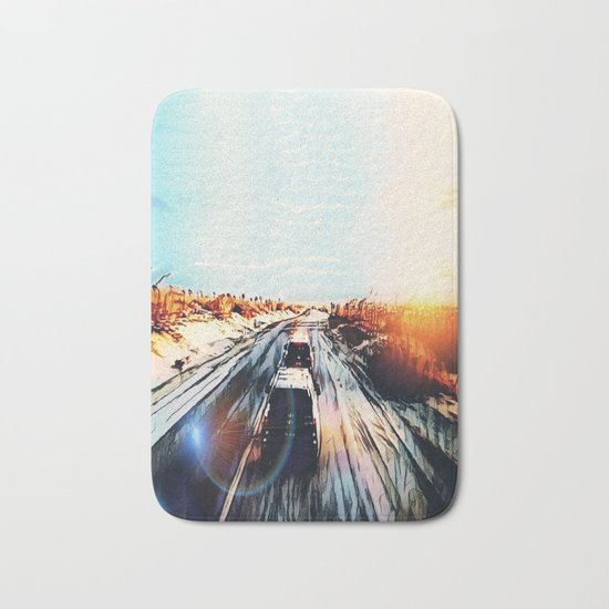 Evaporating Saguaro Sunset Bath Mat