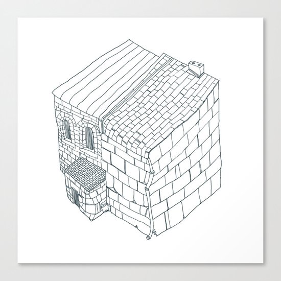 Block Canvas Print