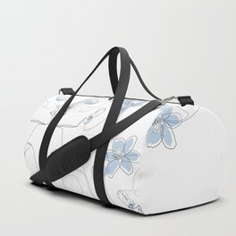 Blue Lily Lady Duffle Bag