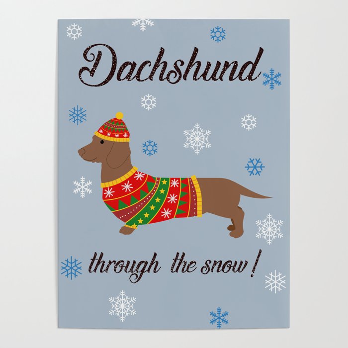 Dachshund through shop the snow jumper