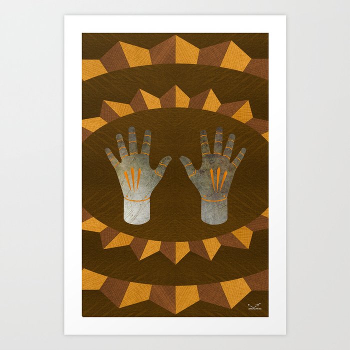 The English Accent - (ASL Marquetry Series) Art Print