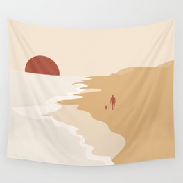 by the sea Wall Tapestry