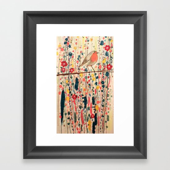 je ne suis pas qu'un oiseau Framed Art Print