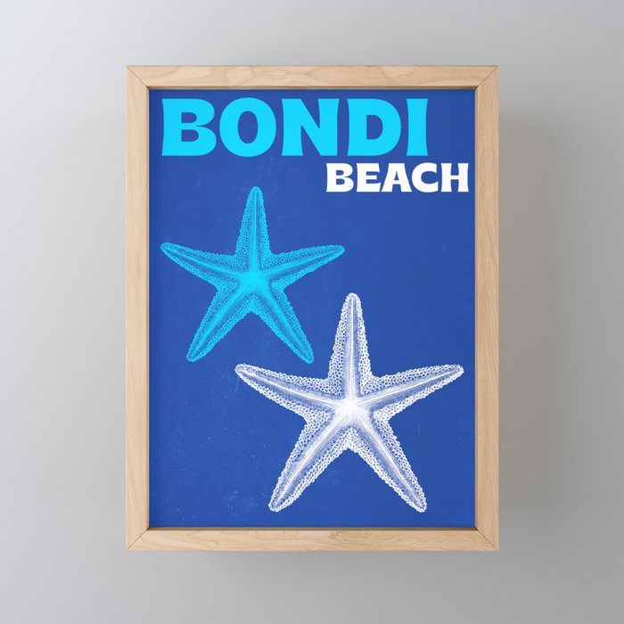 Bondi: Vintage Travel Colour Series 05 Framed Mini Art Print
