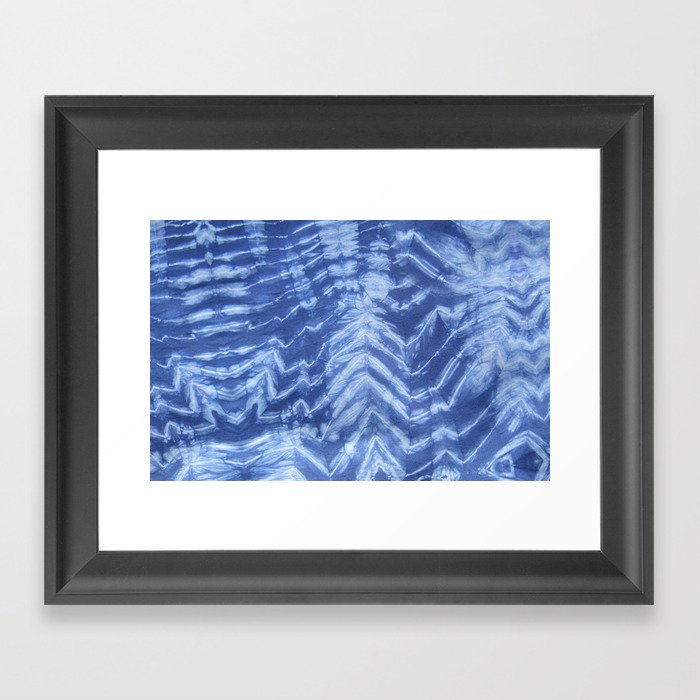 Shibori - Arashi Framed Art Print