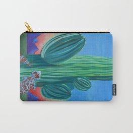 Saguaro Cactus Sunset Carry-All Pouch