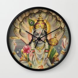 Lord Vishnu  Wall Clock