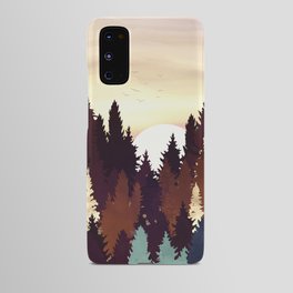Autumn Forest Sunset Android Case
