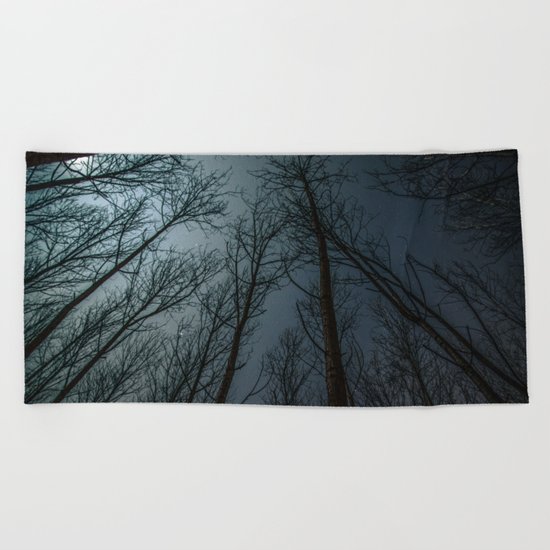The Night Calls Beach Towel