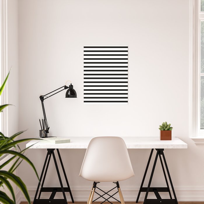 Black and white simple stripes minimalist basic monochrome ...