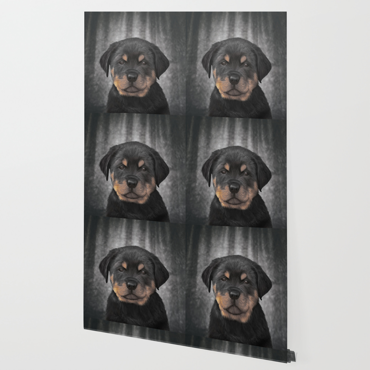 Drawing Puppy Rottweiler Wallpaper By Bonidog Society6 Check out inspiring examples of rottweilers artwork on deviantart, and get inspired by our community of talented artists. society6