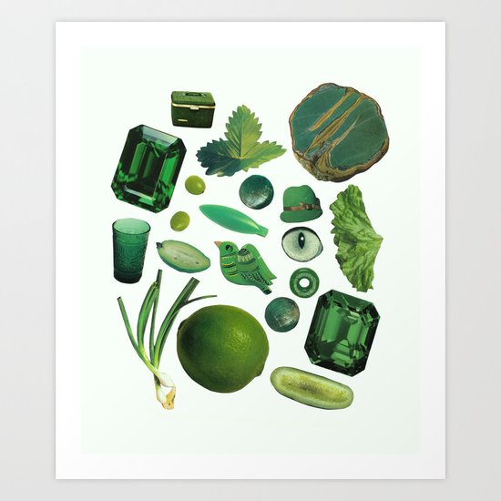 GREEN Art Print