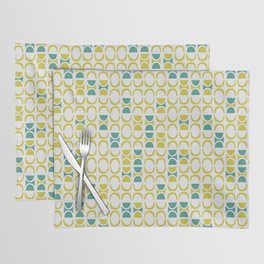 Chain Links, Midcentury Modern • Variation 2 Placemat
