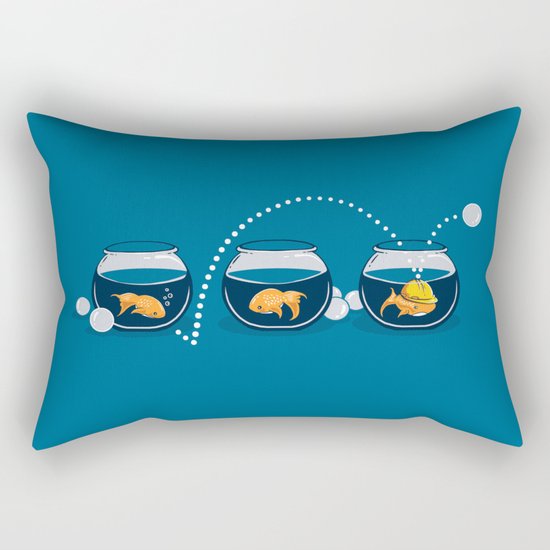 Prepared Fish Rectangular Pillow