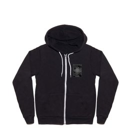 Kathmandu Black Map Zip Hoodie