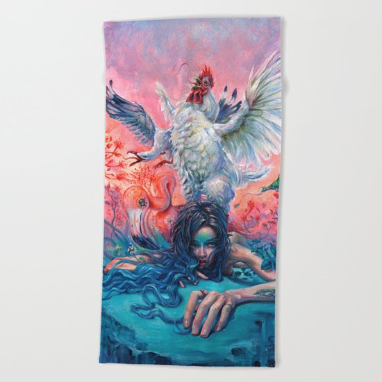 Symphony #4 AM Beach Towel