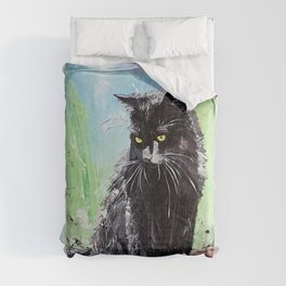 My little cat - kitty - animal - by LiliFlore Comforter