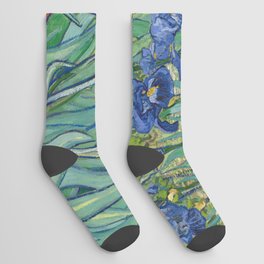 Irises, Vincent Van Gogh Socks
