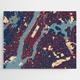 New York City Map of the United States - Hope Jigsaw Puzzle