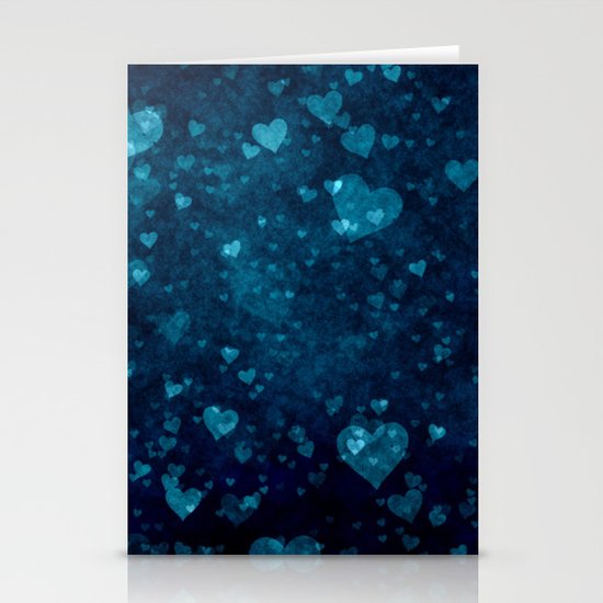 Blue Love Stationery Cards