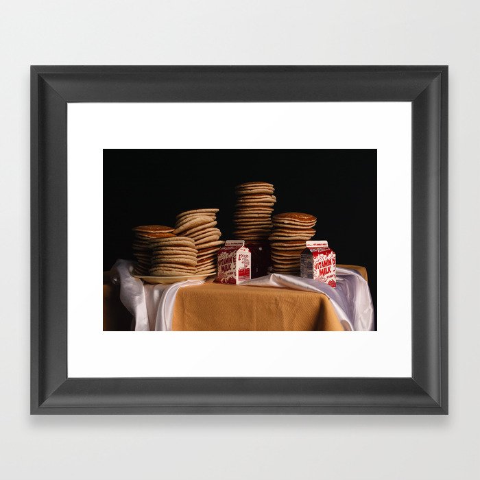 Pancake Still Life Framed Art Print