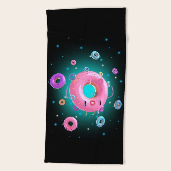 Mama Donut Beach Towel