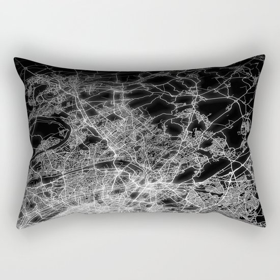 Paris map Rectangular Pillow