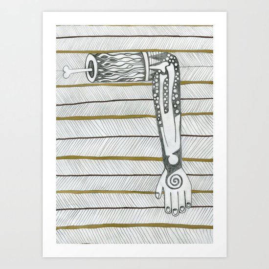 Need a hand,then perhaps an arm. Art Print