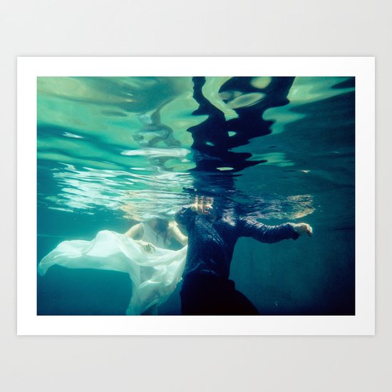 Chasing love Art Print